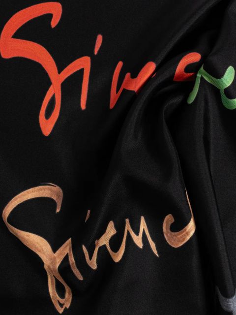 Givenchy signature-print scarf - Black