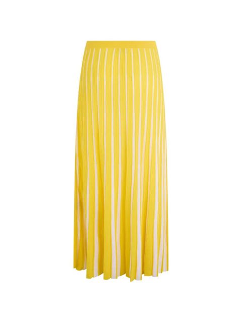 Valentino Garavani pleated midi skirt - Yellow - zdjęcie produktu nr 2