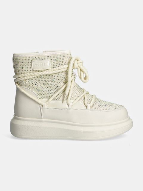 GOE śniegowce kolor beżowy OO2N4301 WHITE - zdjęcie produktu nr 2