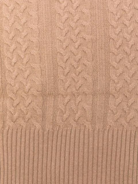 Max Mara cable-knit balaclava - Neutrals - zdjęcie produktu nr 2