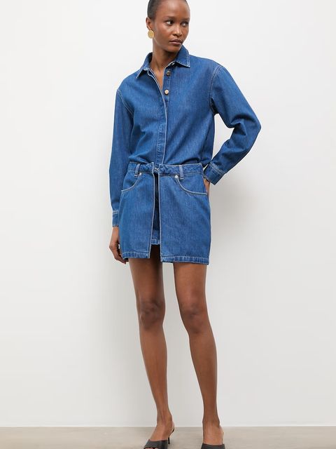 Answear.LAB sukienka letnia jeansowa z kolekcji Unscripted - zdjęcie produktu nr 1