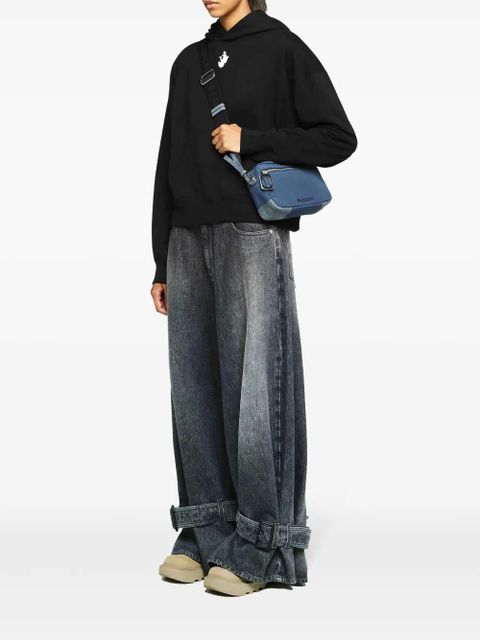 JW Anderson Anchor-embroidered hoodie - Black - zdjęcie produktu nr 2