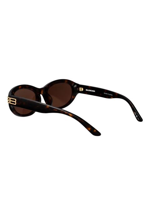 Balenciaga Eyewear oval-frame sunglasses - Brown