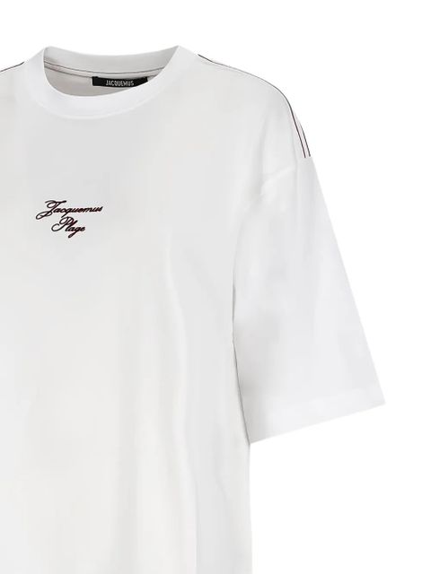 Jacquemus The Bateau sail-embroidered T-shirt - White