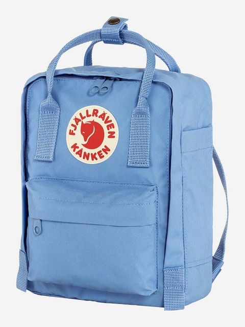 Fjallraven plecak Kanken Mini kolor niebieski mały z aplikacją F23561.537-537
