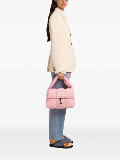 Marni puff-quilted tote bag - Pink - zdjęcie produktu nr 2