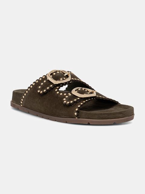 Answear.LAB klapki zamszowe - zdjęcie produktu nr 1