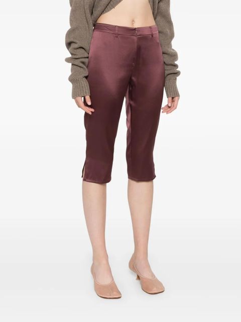 Christopher Esber cropped trousers - Red - zdjęcie produktu nr 2