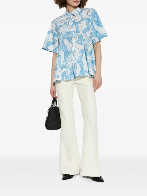 ETRO printed blouse - Blue