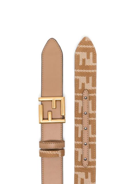 FENDI FF-buckle belt - Brown - zdjęcie produktu nr 2