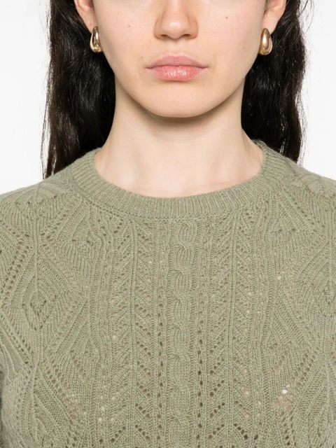 ETRO cable-knit sweater - Green