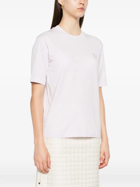Moncler logo-patch short-sleeve T-shirt - Pink
