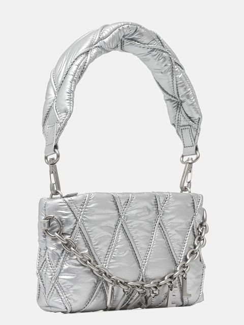 Diesel torebka CHARM-D CHARM-D POUCH kolor srebrny X10286.P8240 - zdjęcie produktu nr 2