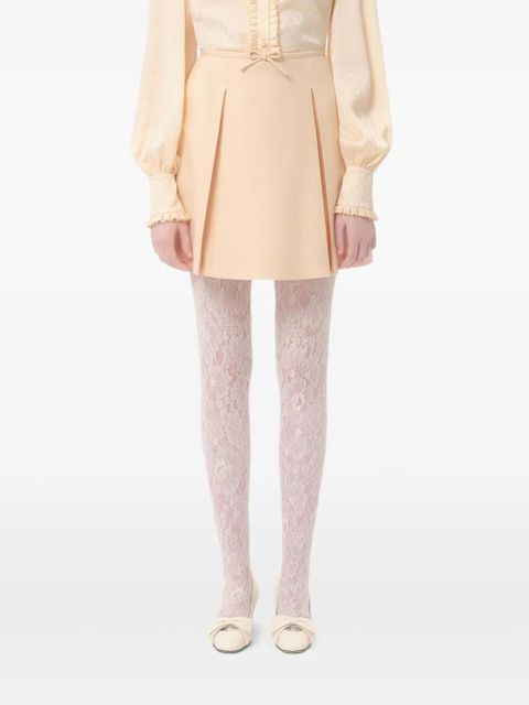 Valentino Garavani mini Crepe Couture skirt - Neutrals