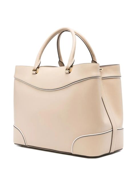 Lauren Ralph Lauren large Marcy top-handle tote bag - Neutrals