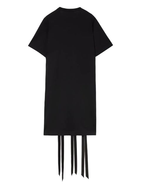 Simone Rocha ribbon-detail T-shirt dress - Black - zdjęcie produktu nr 2