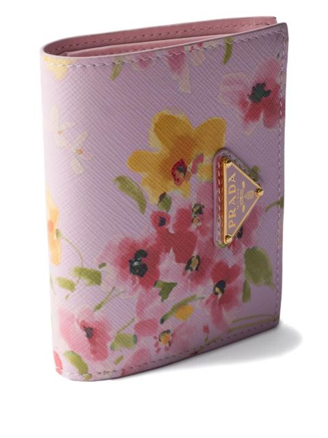 Prada floral-print wallet - Pink