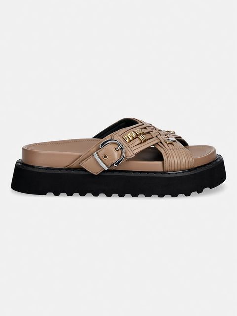 Pinko klapki damskie skórzane Kate 09 - zdjęcie produktu nr 1