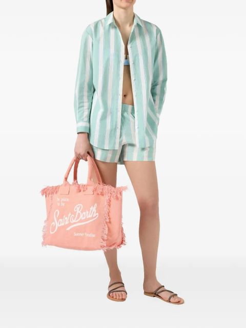 MC2 Saint Barth Vanity frayed tote bag - Pink - zdjęcie produktu nr 2