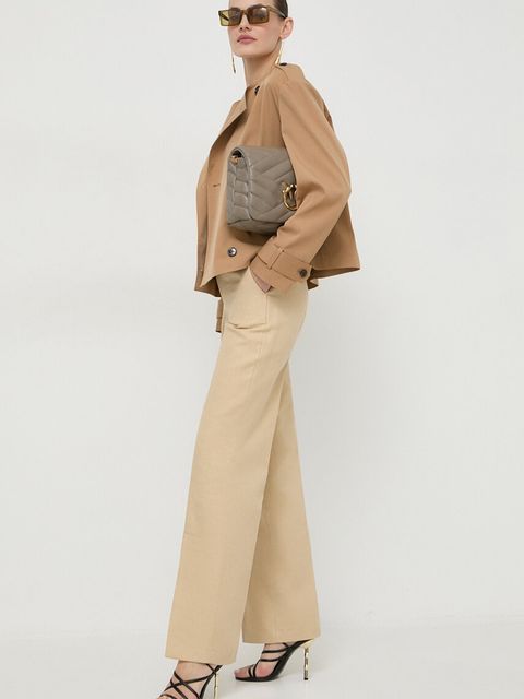 Twinset spodnie z domieszką lnu - zdjęcie produktu nr 2