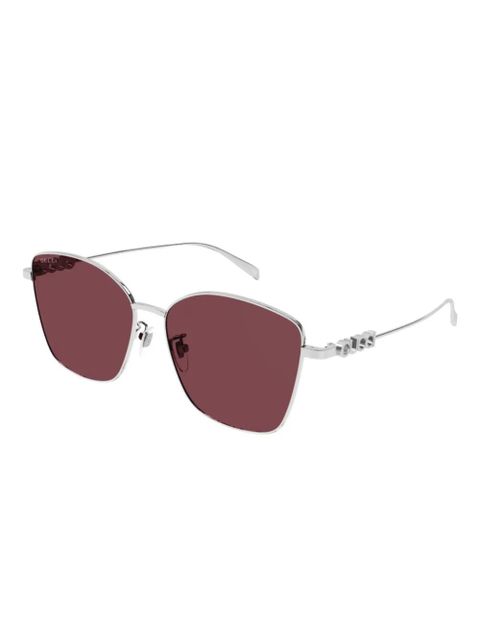 Gucci Eyewear Butterfly sunglasses - Silver - zdjęcie produktu nr 2