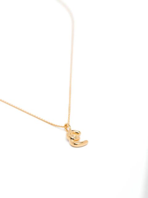 Missoma mini Curly Molten initial necklace - Gold