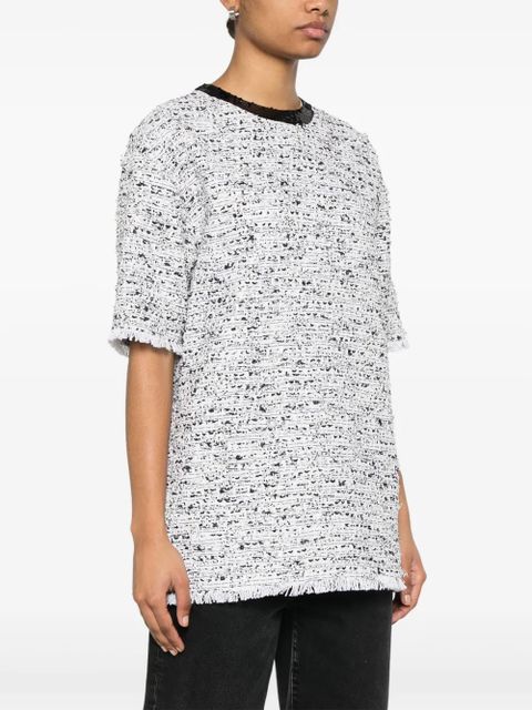 Balmain tweed top - White