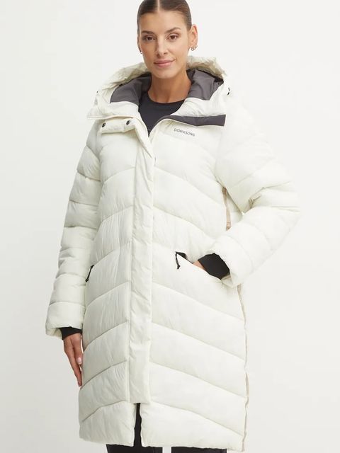 Didriksons kurtka MARION damska kolor biały zimowa 505408 - zdjęcie produktu nr 1