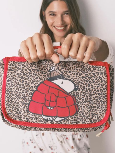 women'secret kosmetyczka SNOOPY kolor brązowy 4842051