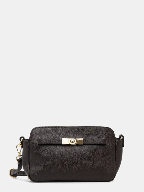 Answear.LAB torebka skórzana kolor brązowy - zdjęcie produktu nr 1