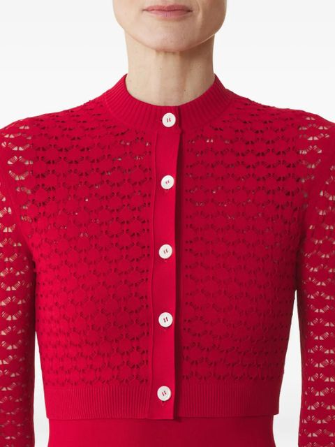 Lanvin openwork cardigan - 354 RED