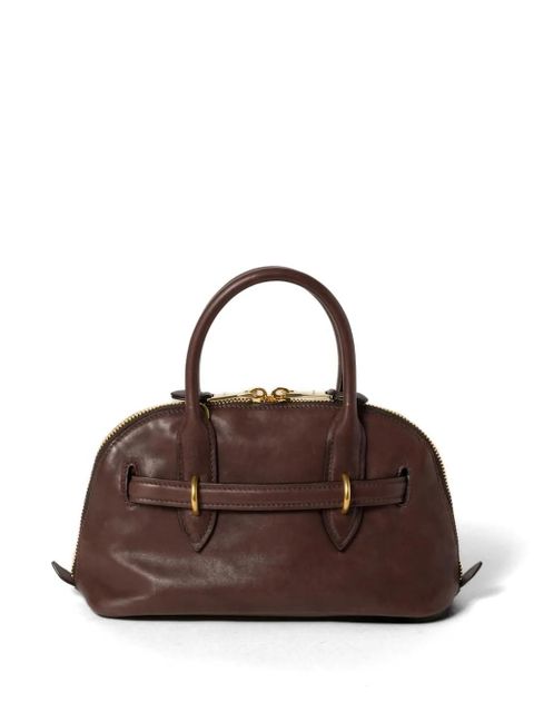 Miu Miu small Aventure leather tote bag - Brown