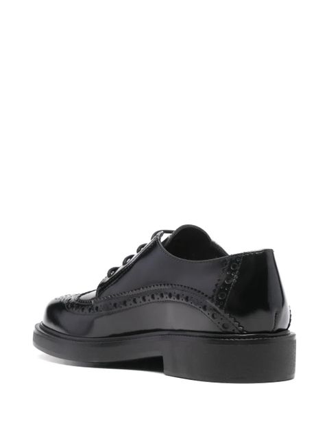 Tod's logo-tag leather brogues - Black - zdjęcie produktu nr 2