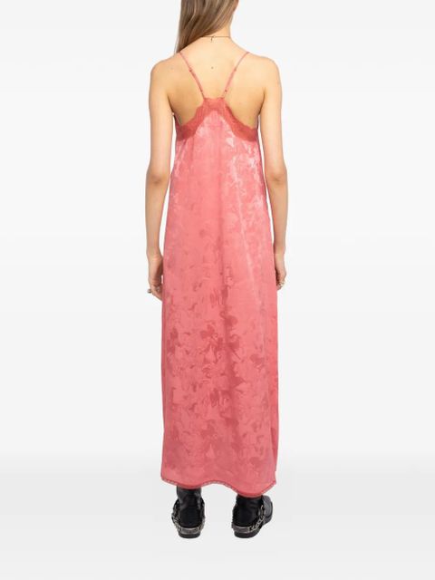 Zadig&Voltaire horses lace midi dress - Pink