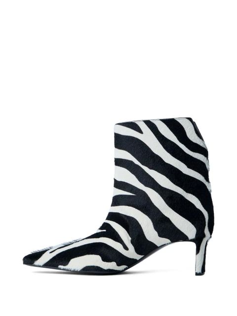 KHAITE animal print pointed toe boots - Black - zdjęcie produktu nr 2
