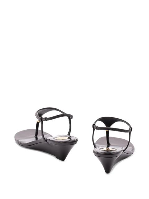 Saint Laurent leather sandals - Black - zdjęcie produktu nr 2