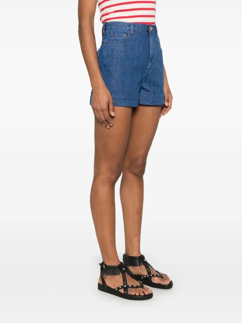 Valentino Garavani lightweight denim shorts - Blue