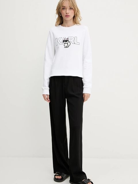 Karl Lagerfeld bluza bawełniana IKON - zdjęcie produktu nr 1