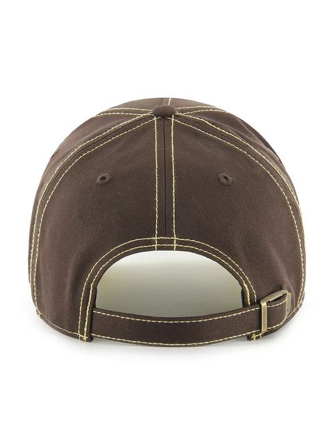 47 brand czapka z daszkiem bawełniana MLB New York Yankees kolor brązowy B-CONDT17GWS-BW - zdjęcie produktu nr 2