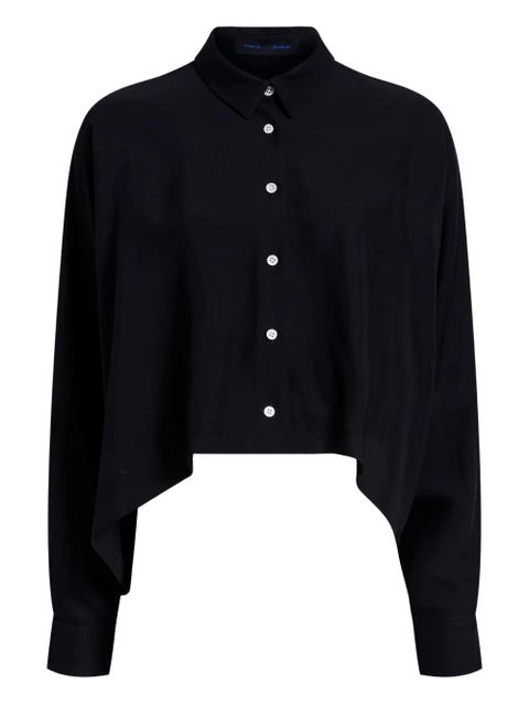 Proenza Schouler draped button-up shirt - Black - zdjęcie produktu nr 1
