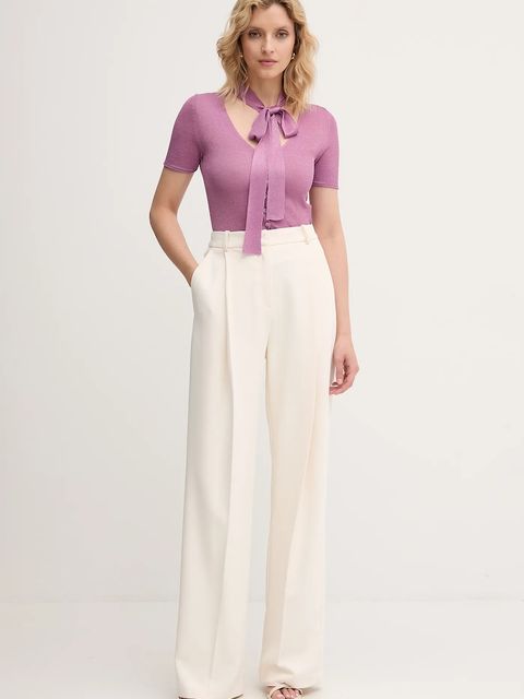 MAX&Co. sweter damski kolor fioletowy lekki 2526346011200