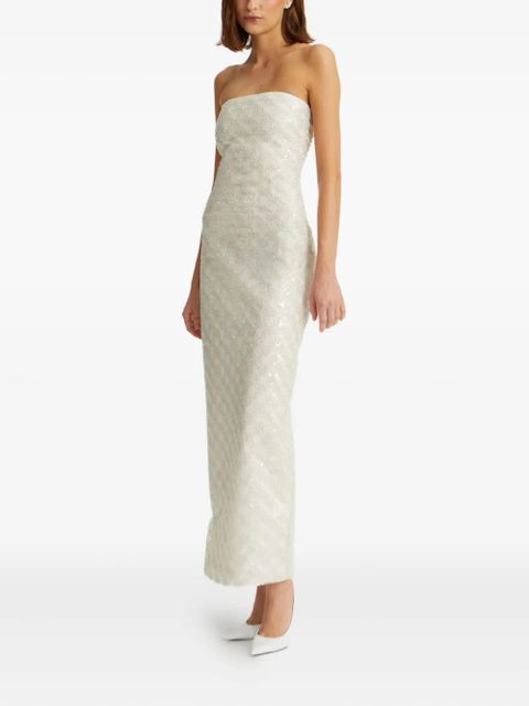 ROTATE BIRGER CHRISTENSEN sequinned dress - White - zdjęcie produktu nr 2