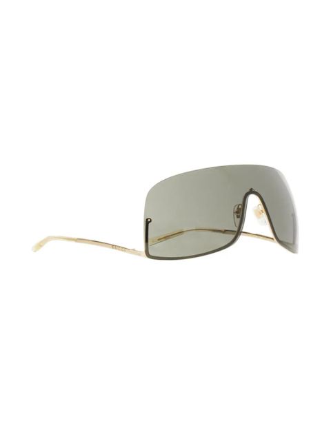 Gucci Eyewear mask-frame sunglasses - Grey - zdjęcie produktu nr 2