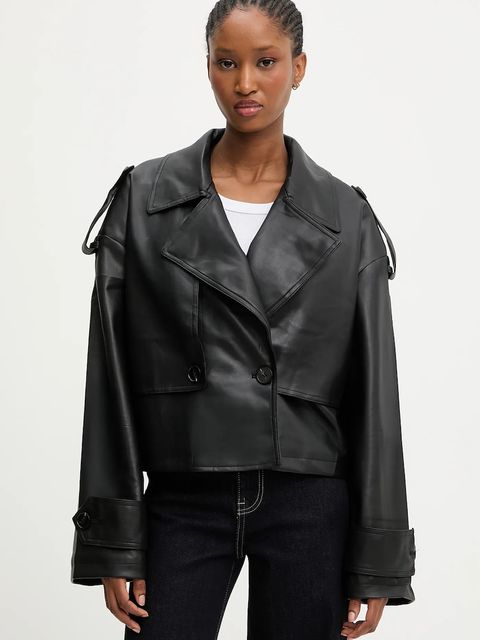 Answear.LAB ramoneska kolor czarny przejściowa