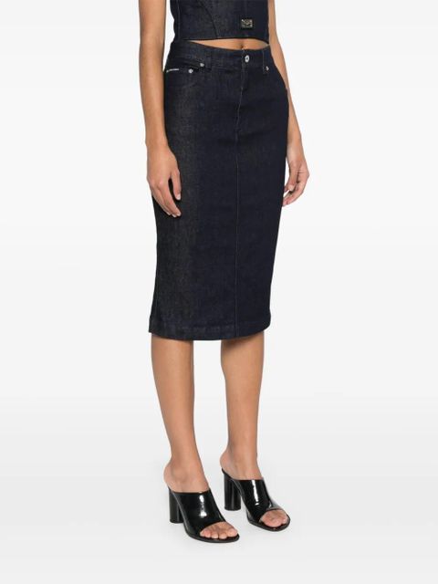 Dolce & Gabbana denim midi skirt - Blue - zdjęcie produktu nr 2