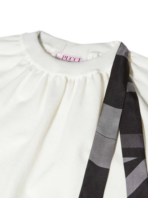 PUCCI bow-detail sweater - White