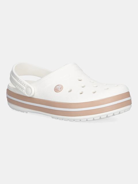 Crocs klapki Crocband damskie kolor biały 11016 - zdjęcie produktu nr 1