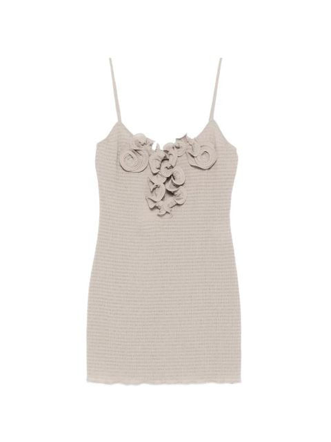 Magda Butrym floral appliqué dress - Neutrals - zdjęcie produktu nr 1