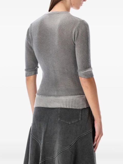 OUR LEGACY ribbed-details T-shirt - Grey - zdjęcie produktu nr 2