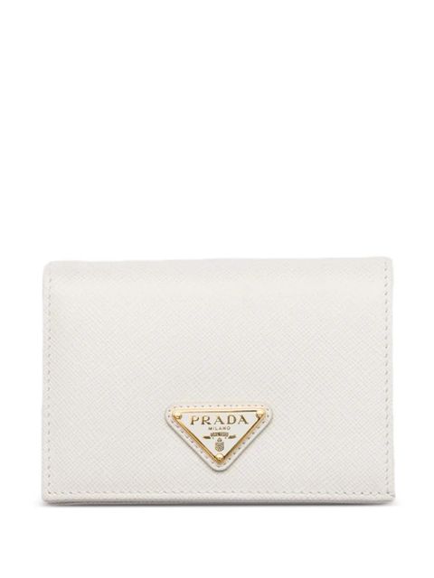 Prada small Saffiano leather wallet - White - zdjęcie produktu nr 1